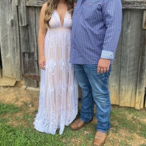 Bella and Bloom Here’s comes the Bride Nude Maxi